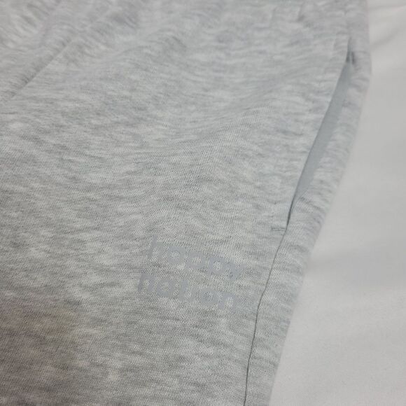 NEW Happy Nation gray wide leg pull on sweatpants with pockets S 7/8 - Picture 4 of 6
